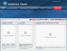 Tablet Screenshot of madeira-tours.info